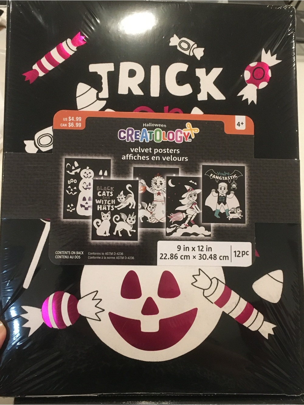 Halloween Color Me Velvet Poster Set (2 packages)